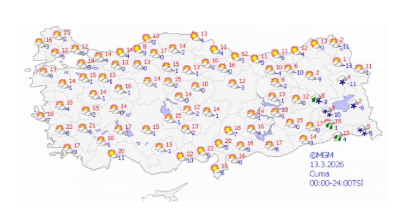 Foto - Bu illerde yaşayanlar dikkat! Kar geri dönüyor! İşte 13 Mart 2026 Cuma günü kar yağacak illerimiz