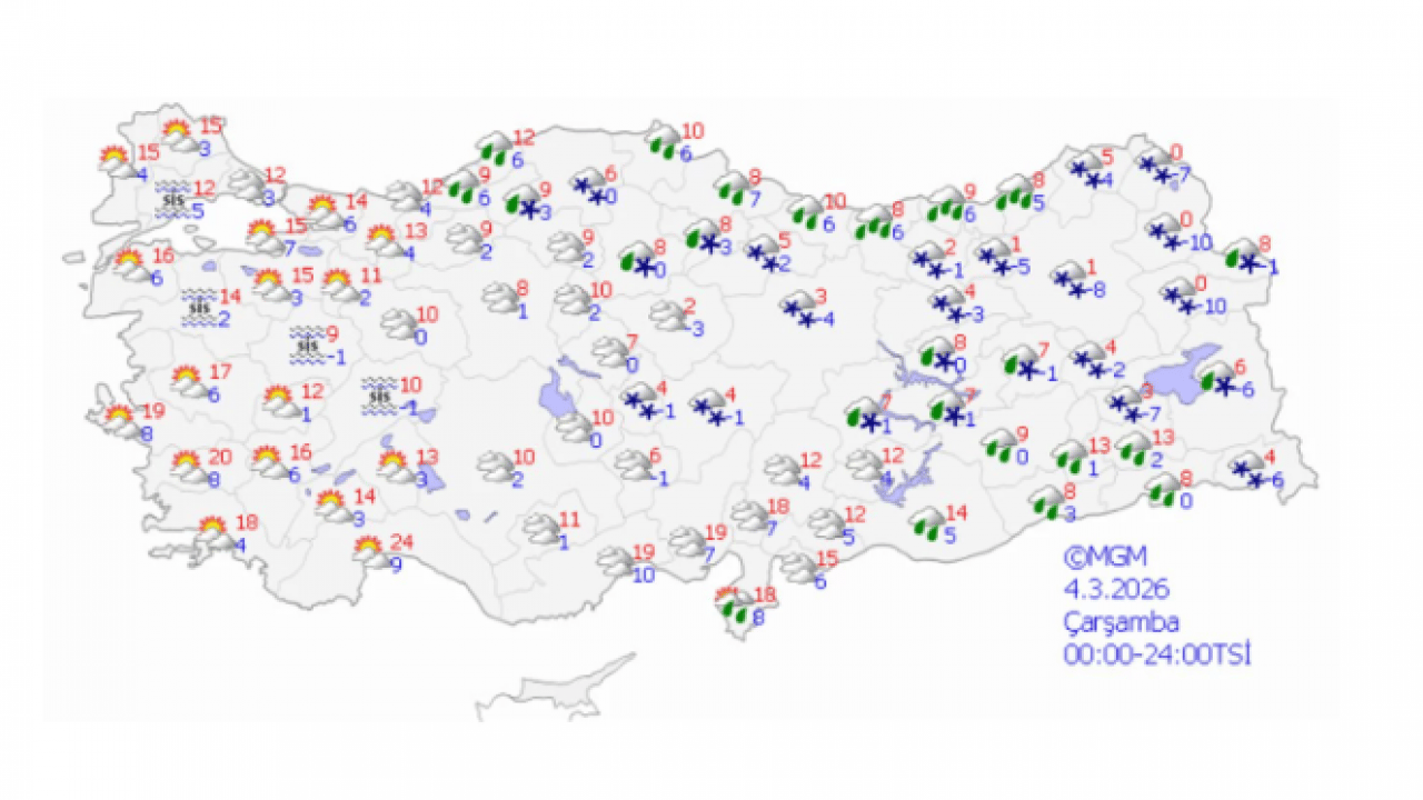 Foto - Bu illerimizde yaşayanlar dikkat! Meteoroloji'den 4 şehrimize sis ve pus uyarısı