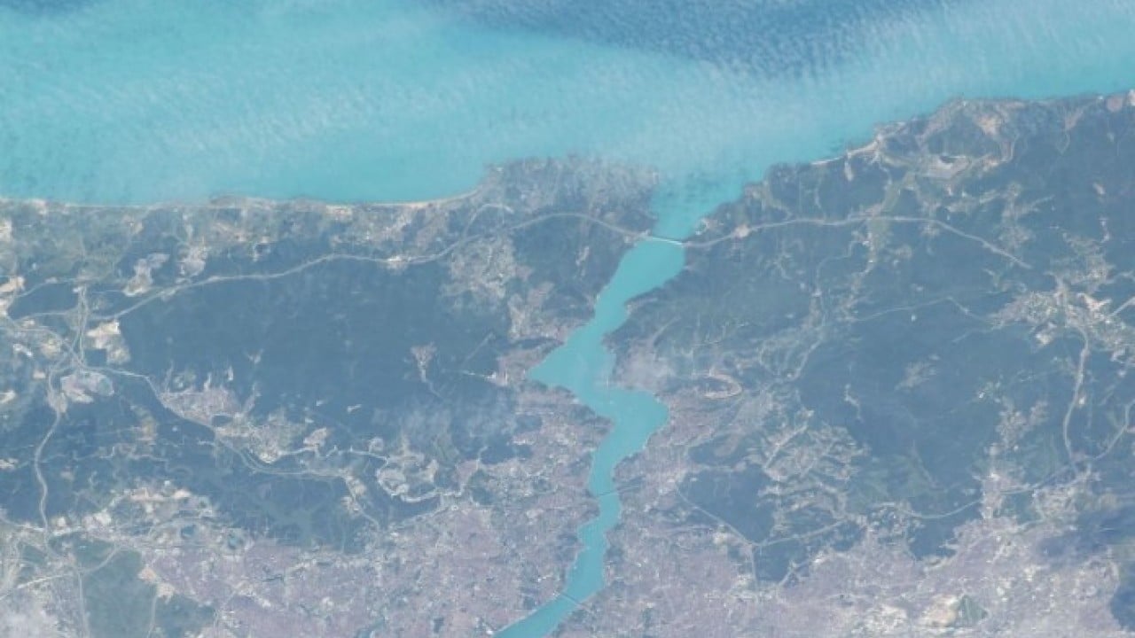 Foto - Bu kez uzaydan görüntülendi! İstanbul'un turkuaz rengi hayran bıraktı
