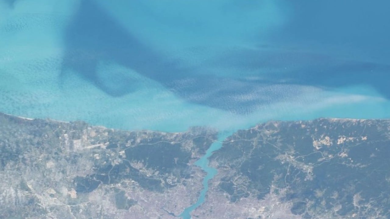 Foto - Bu kez uzaydan görüntülendi! İstanbul'un turkuaz rengi hayran bıraktı