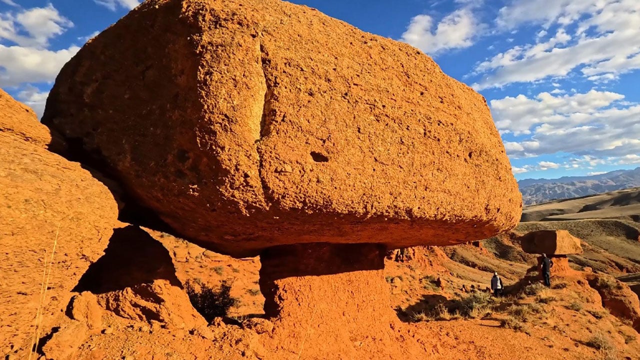 Bu manzara nefes kesiyor! Burası Arizona değil Kars