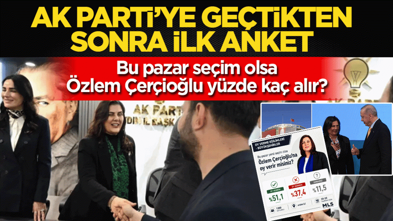 Bu pazar seçim olsa Özlem Çerçioğlu yüzde kaç alır? AK Parti’ye geçtikten sonra ilk anket