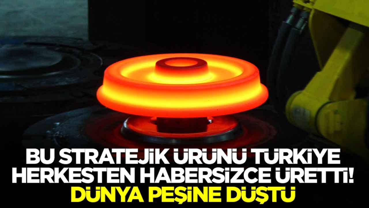 Bu stratejik ürünü Türkiye herkesten habersizce üretti: Dünya peşine düştü