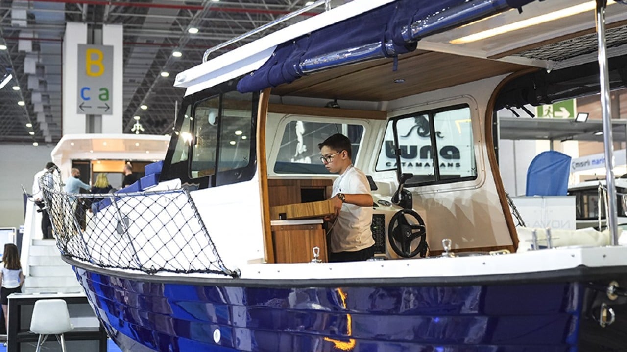 Bugün açılan fuara ilgi büyük Milyonluk yat ve tekneler vitrine çıktı