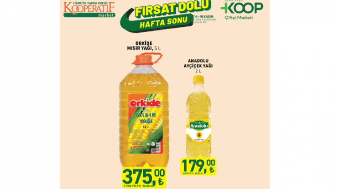 Foto - Bugün başladı sadece 3 gün sürecek! Tarım Kredi'de 14-16 Kasım fırsatları açıklandı