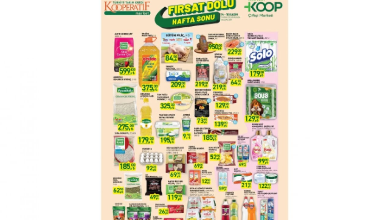 Foto - Bugün başladı sadece 3 gün sürecek! Tarım Kredi'de 14-16 Kasım fırsatları açıklandı