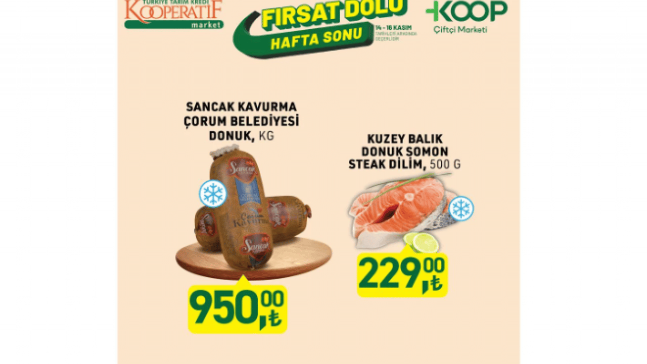 Foto - Bugün başladı sadece 3 gün sürecek! Tarım Kredi'de 14-16 Kasım fırsatları açıklandı