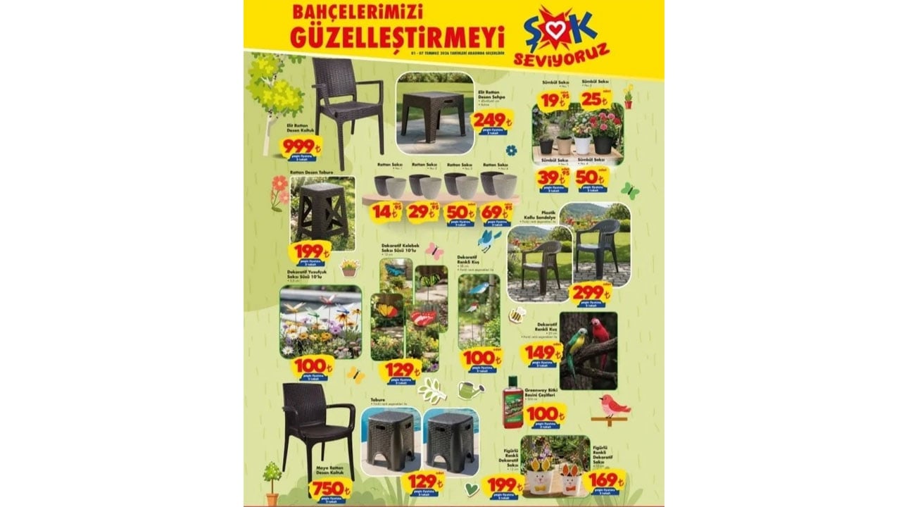 Foto - Bugün neler var neler! ŞOK'ta bahçe keyfi başlıyor