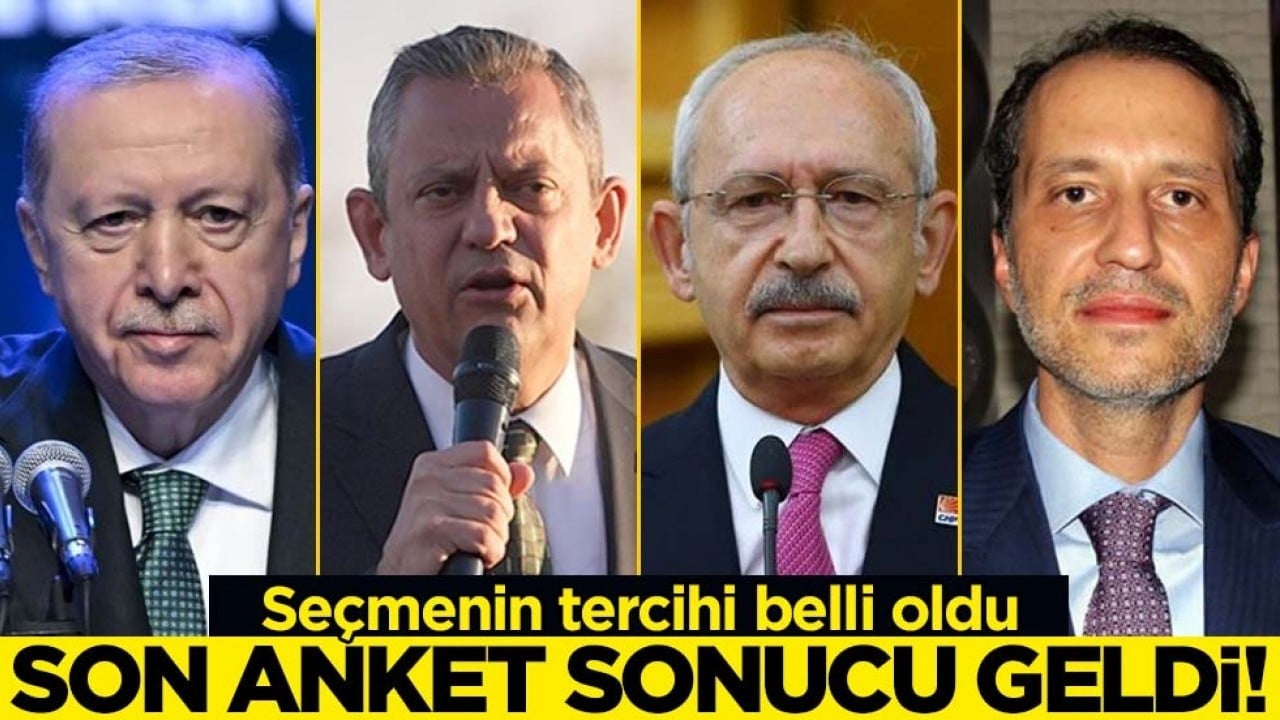 Bugün seçim olsa hangi partiye oy verirsiniz? Son anket sonucu geldi! 