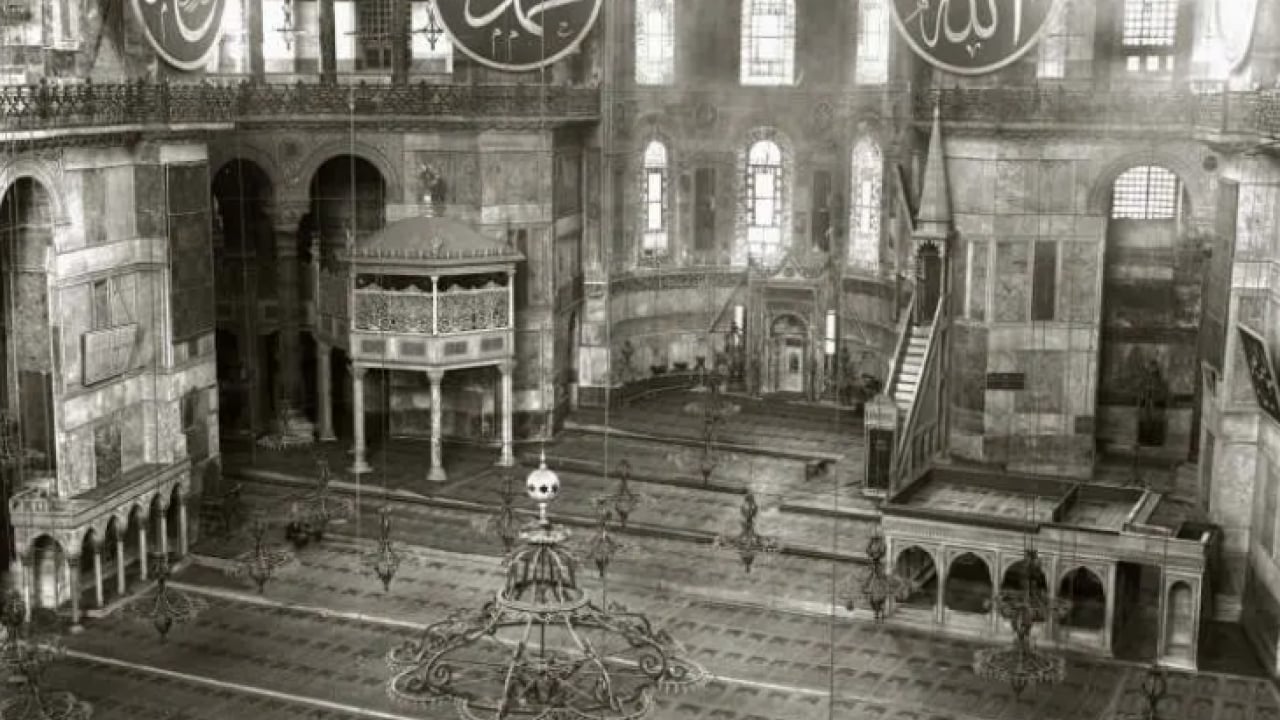 Foto - Bunu ilk defa göreceksiniz: İşte Ayasofya'nın tarihi fotoğrafları!