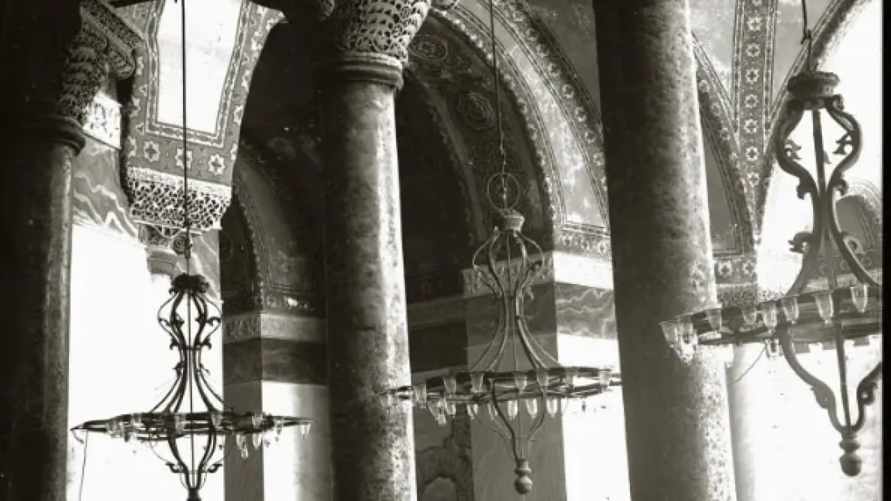 Foto - Bunu ilk defa göreceksiniz: İşte Ayasofya'nın tarihi fotoğrafları!