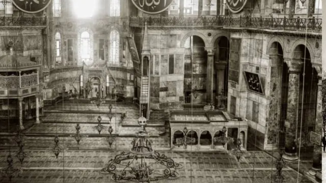 Foto - Bunu ilk defa göreceksiniz: İşte Ayasofya'nın tarihi fotoğrafları!