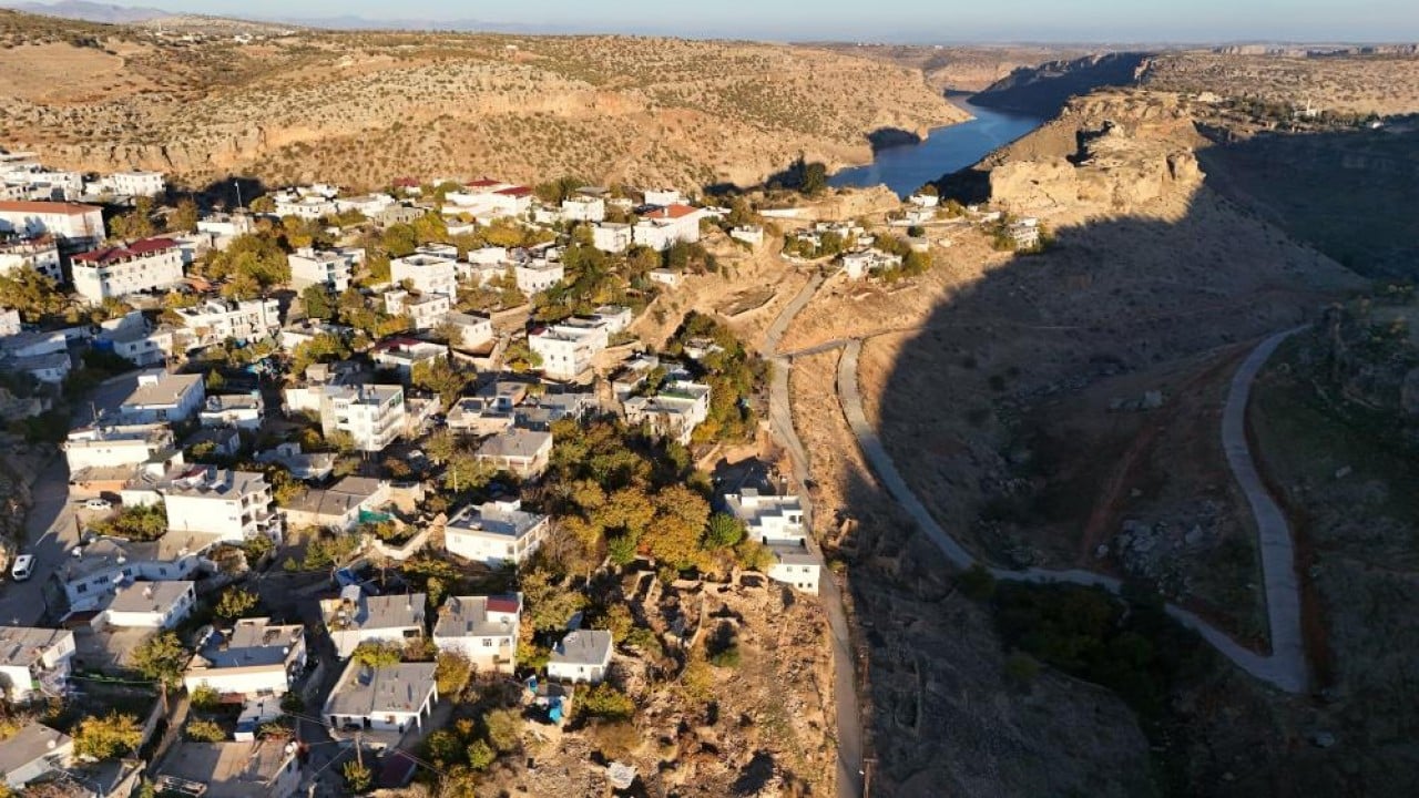 Foto - Burası 'Bodrum' değil Diyarbakır! Tıpkı Bodrum'daki gibi bembeyaz evler var