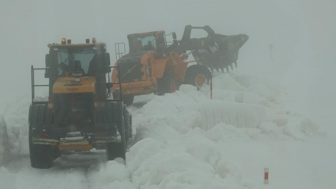 Foto - Burası Doğu Anadolu değil Akdeniz! Mersin'de kar 2 metreyi aştı