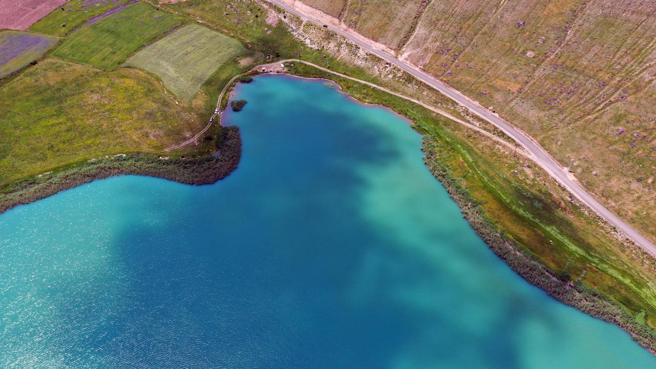 Foto - Burası Kars'ın Deniz Gölü! Eşsiz manzarasıyla dikkat çekiyor