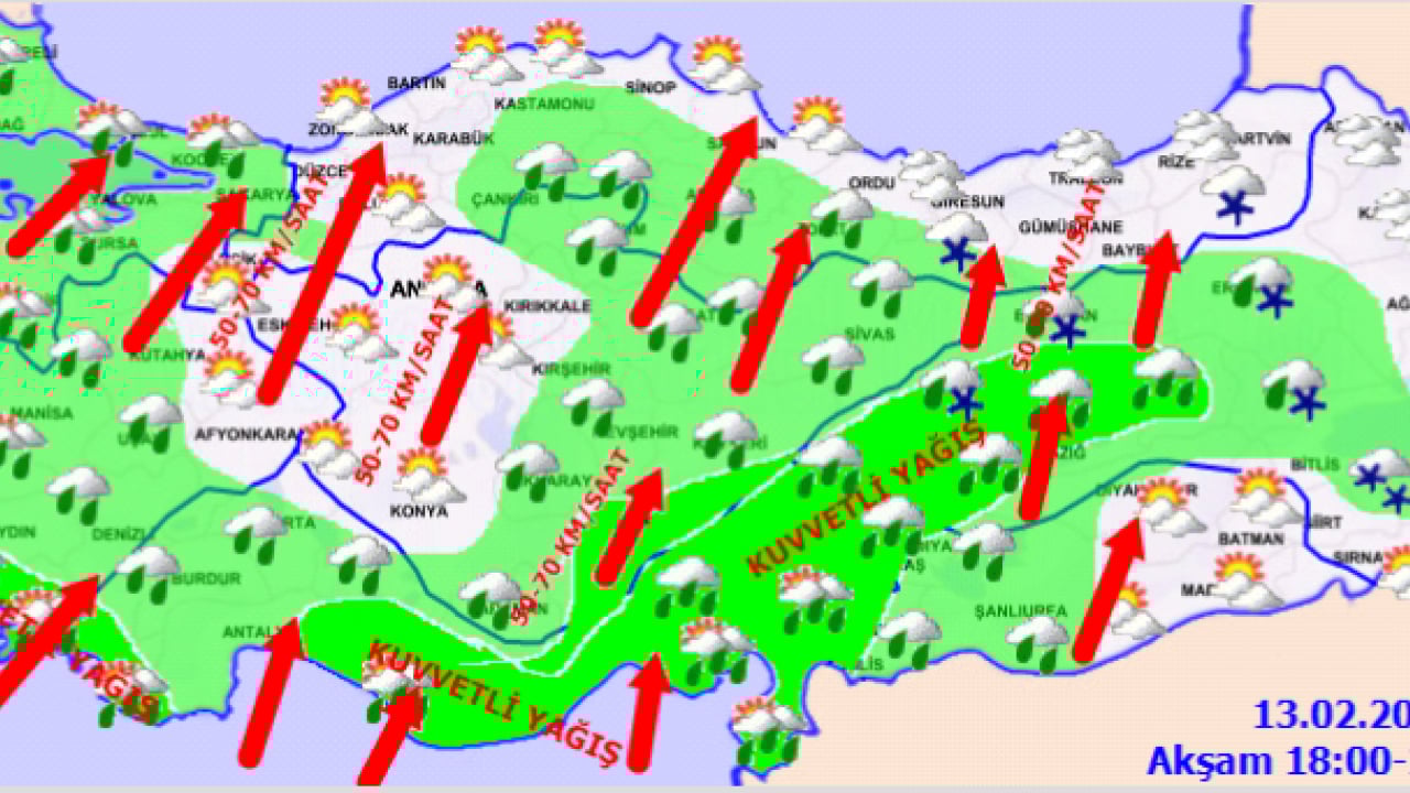 Foto - Büyük fırtına kopmak üzere: 45 ilde sarı alarm verildi!