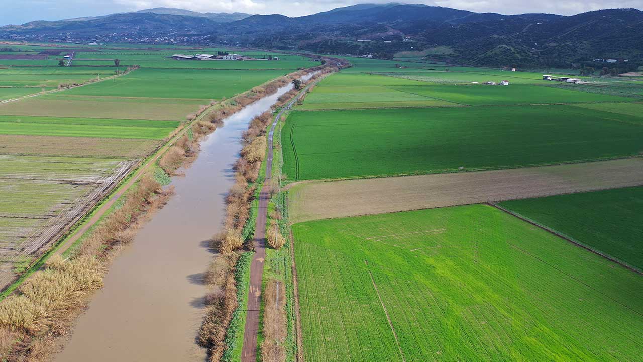 Foto - Büyük Menderes Nehri'ne rahmet yağdı