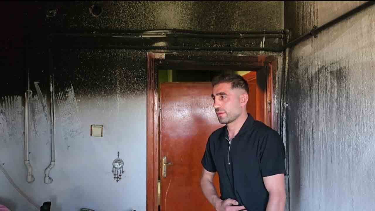 Foto - Buzdolabı bomba gibi patladı: Her şey yandı, Kur'an cüzü sapasağlam