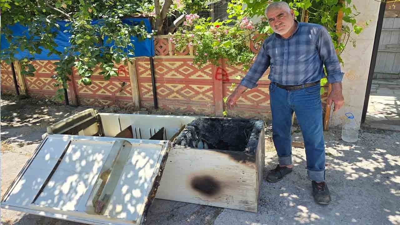 Buzdolabı bomba gibi patladı: Her şey yandı, Kur'an cüzü sapasağlam