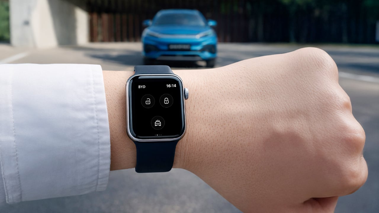 BYD sınırları aştı! Aracın anahtarı artık saatinizde! İnternet yoksa da sorun yok!