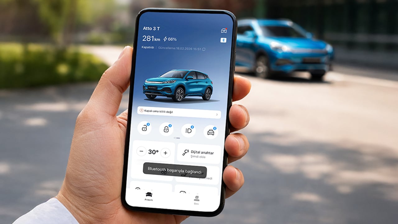 Foto - BYD sınırları aştı! Aracın anahtarı artık saatinizde! İnternet yoksa da sorun yok!