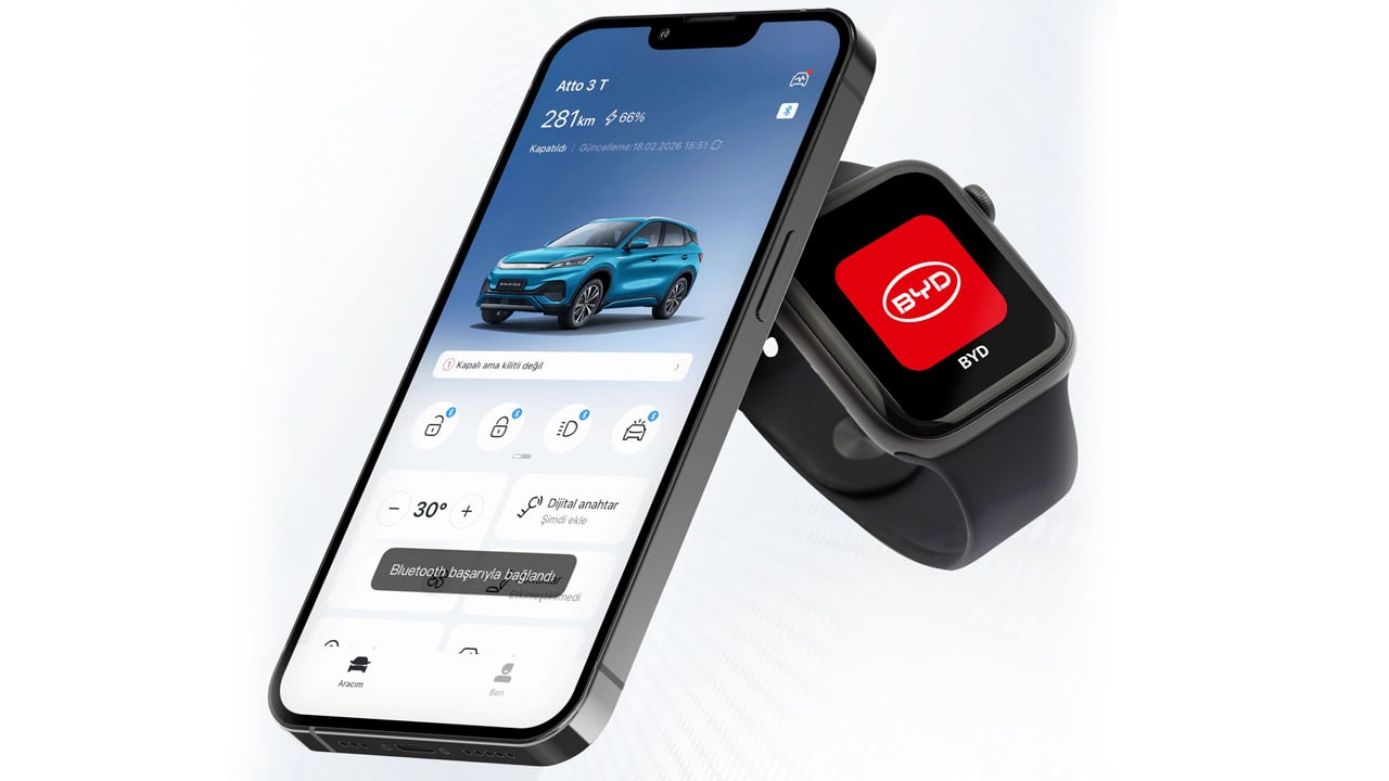 Foto - BYD sınırları aştı! Aracın anahtarı artık saatinizde! İnternet yoksa da sorun yok!