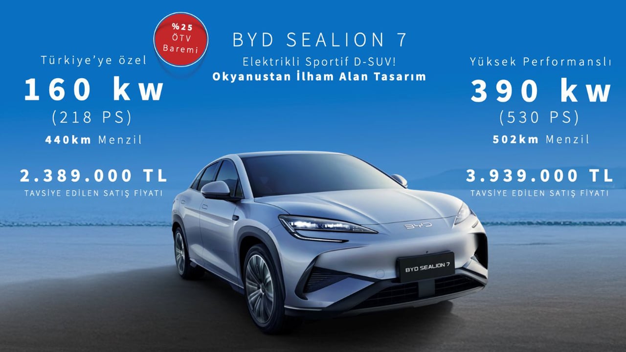 Foto - BYD’den iki yeni sürpriz! SEALION 7 ve ATTO 2 sahneye çıktı! Fiyatlar açıklandı