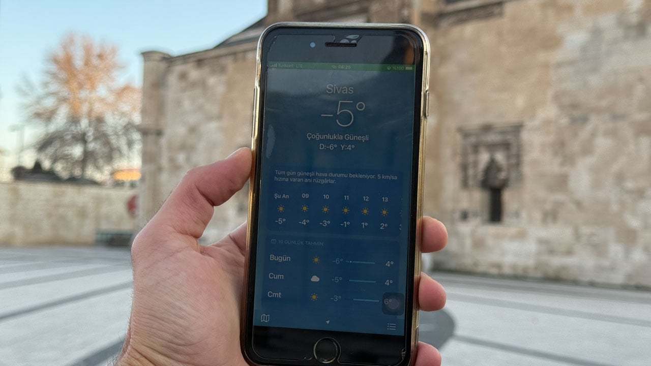 Foto - Camlar buzla kaplandı! Eksi 5 dereceyle uyanan şehir