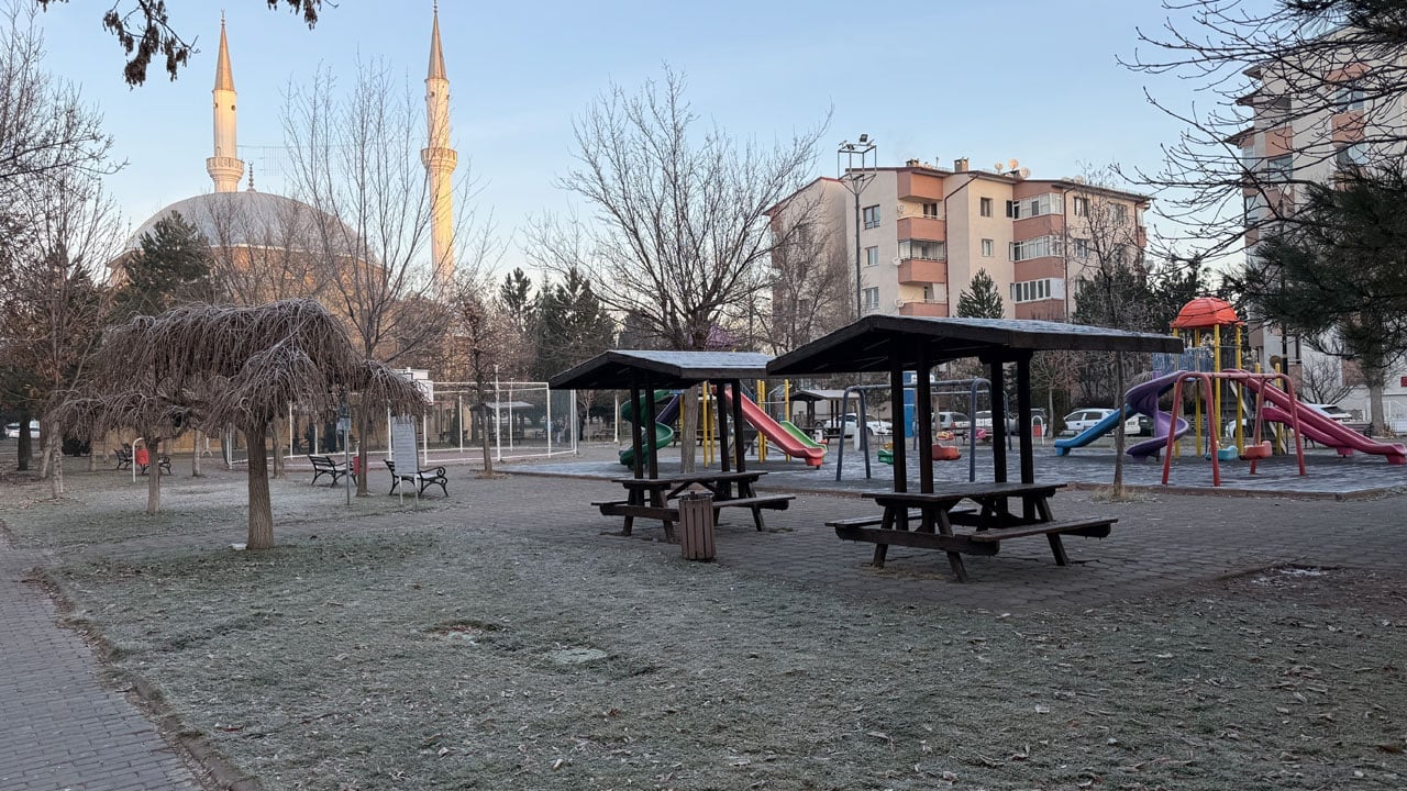 Foto - Camlar buzla kaplandı! Eksi 5 dereceyle uyanan şehir