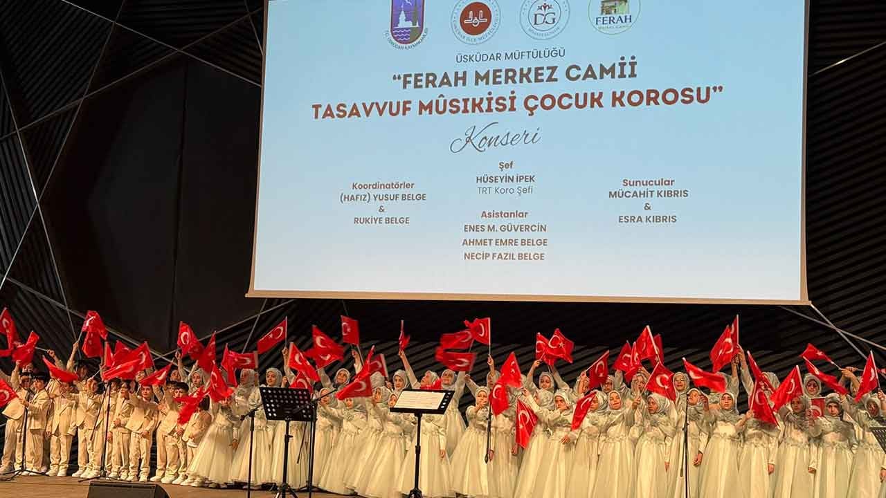 Çamlıca’da çocuklardan tasavvuf musikisi konseri