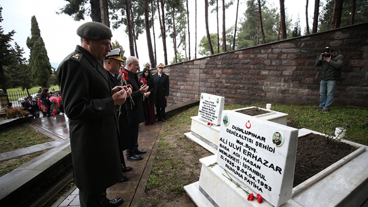 Foto - Çanakkale’de 73 yıl önce batmıştı Dumlupınar şehitleri unutulmadı