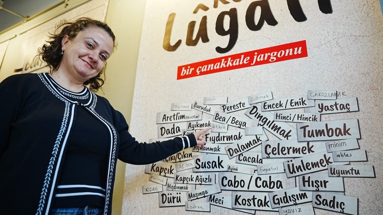 Çanakkale'nin sözlü kültüründe kullanılan kelimeler Kent Lügatı sergisinde ‘dile’ geldi