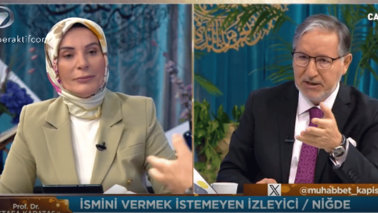 Foto - Canlı yayında olay soru! Mustafa Karataş 'o evliliğe engel olun' dedi, 'çok geçmiş olsun' diye ekledi