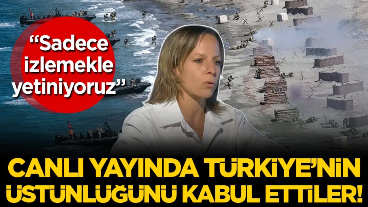 Canlı yayında Türkiye'nin üstünlüğünü kabul ettiler: 'Sadece izlemekle yetiniyoruz'