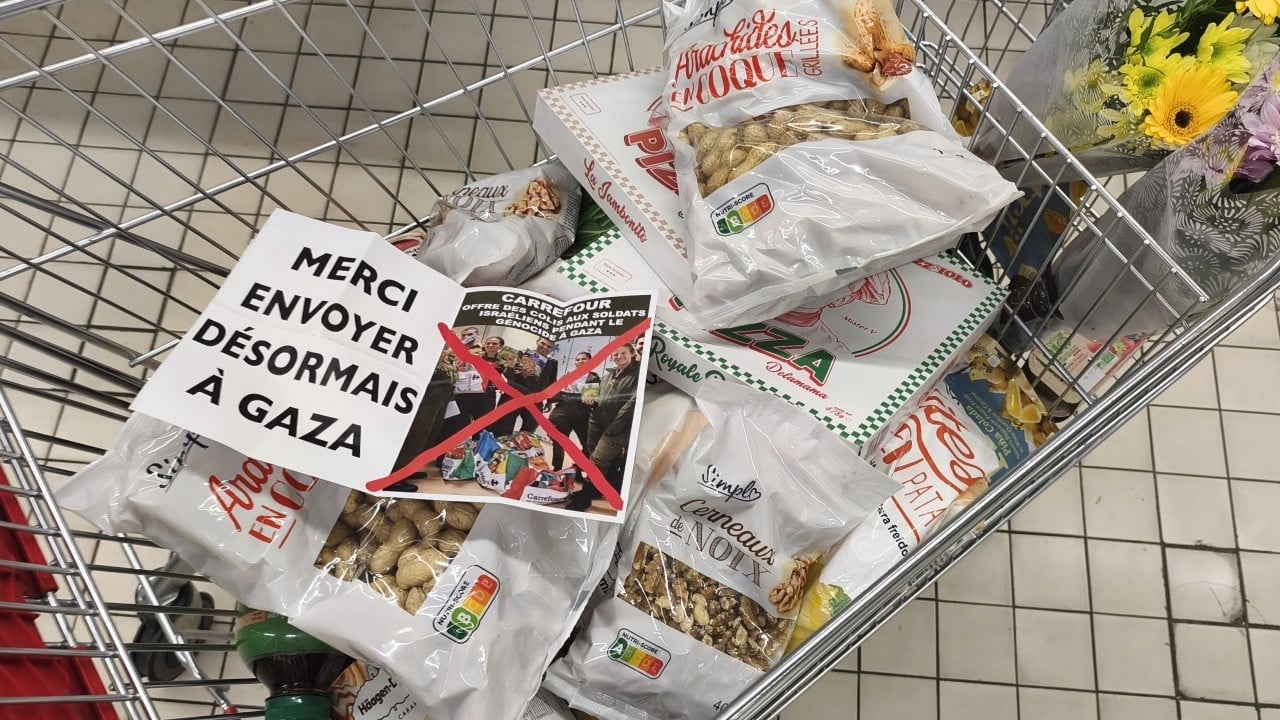 Foto - Carrefour’da Gazze protestosu