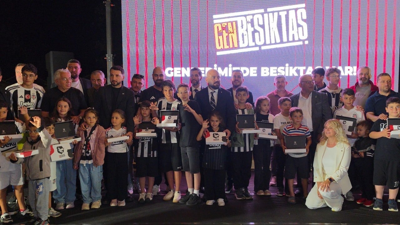 Çekirdekten yetişiyorlar artık: Düzce'de 100 çocuk GenBeşiktaş ailesine katıldı