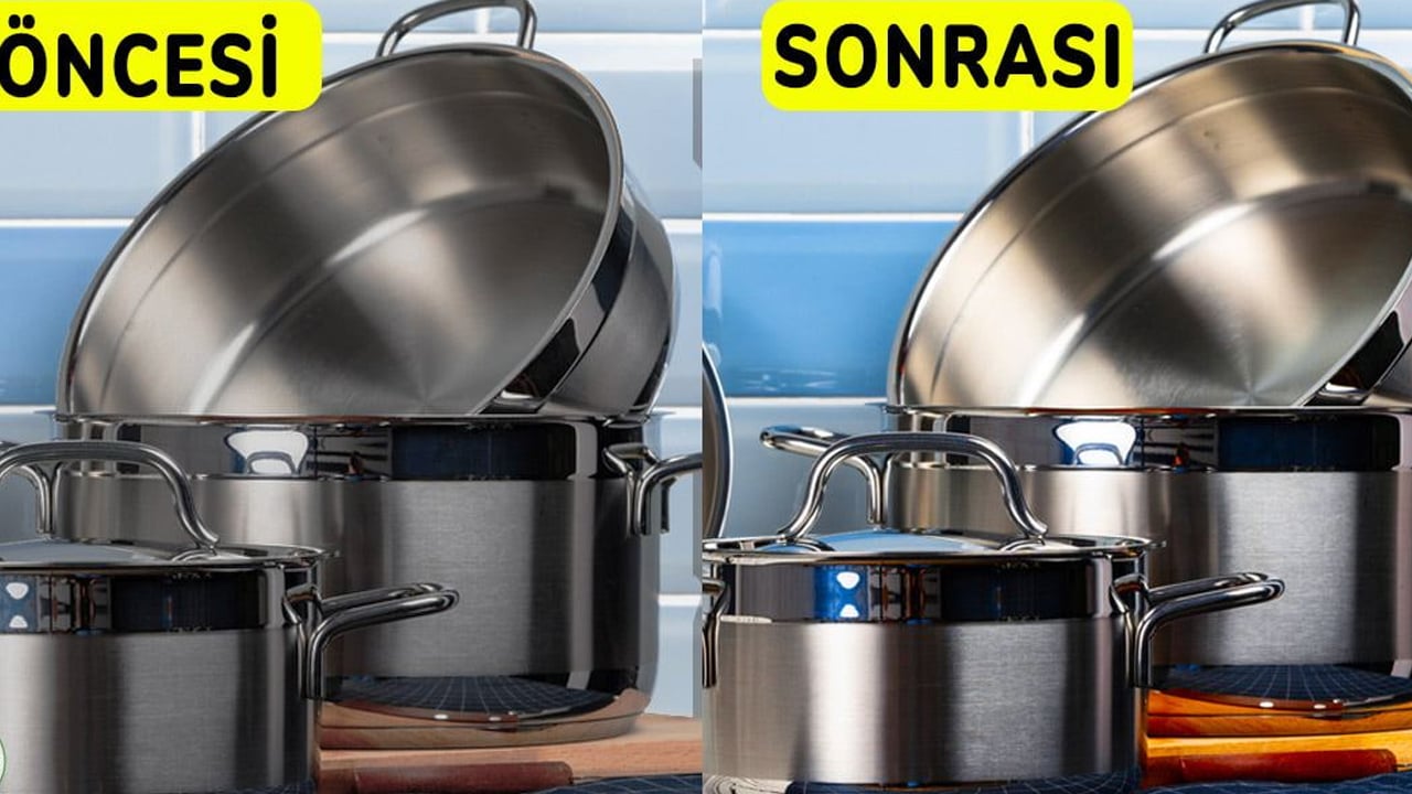 Çelik tencelerin tekrar yepyeni görünmesini nasıl sağlarım? Paslanmaz çelik temizlenmesinde bunu yapın