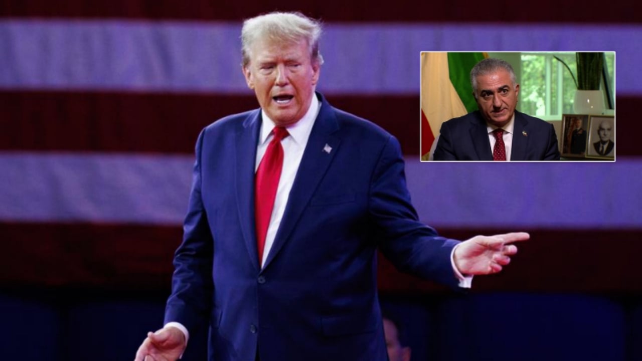 Foto - Celladına aşık Pehlevi’den Trump’a skandal çağrı: Sende hiç şeref yok mu be adam