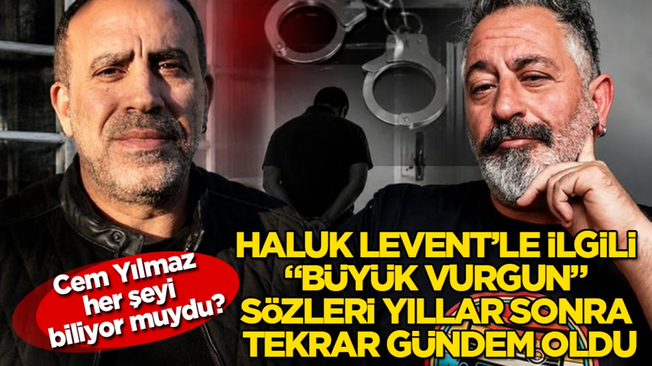 Cem Yılmaz her şeyi biliyor muydu? Haluk Levent’le ilgili "büyük vurgun" sözleri yıllar sonra tekrar gündem oldu