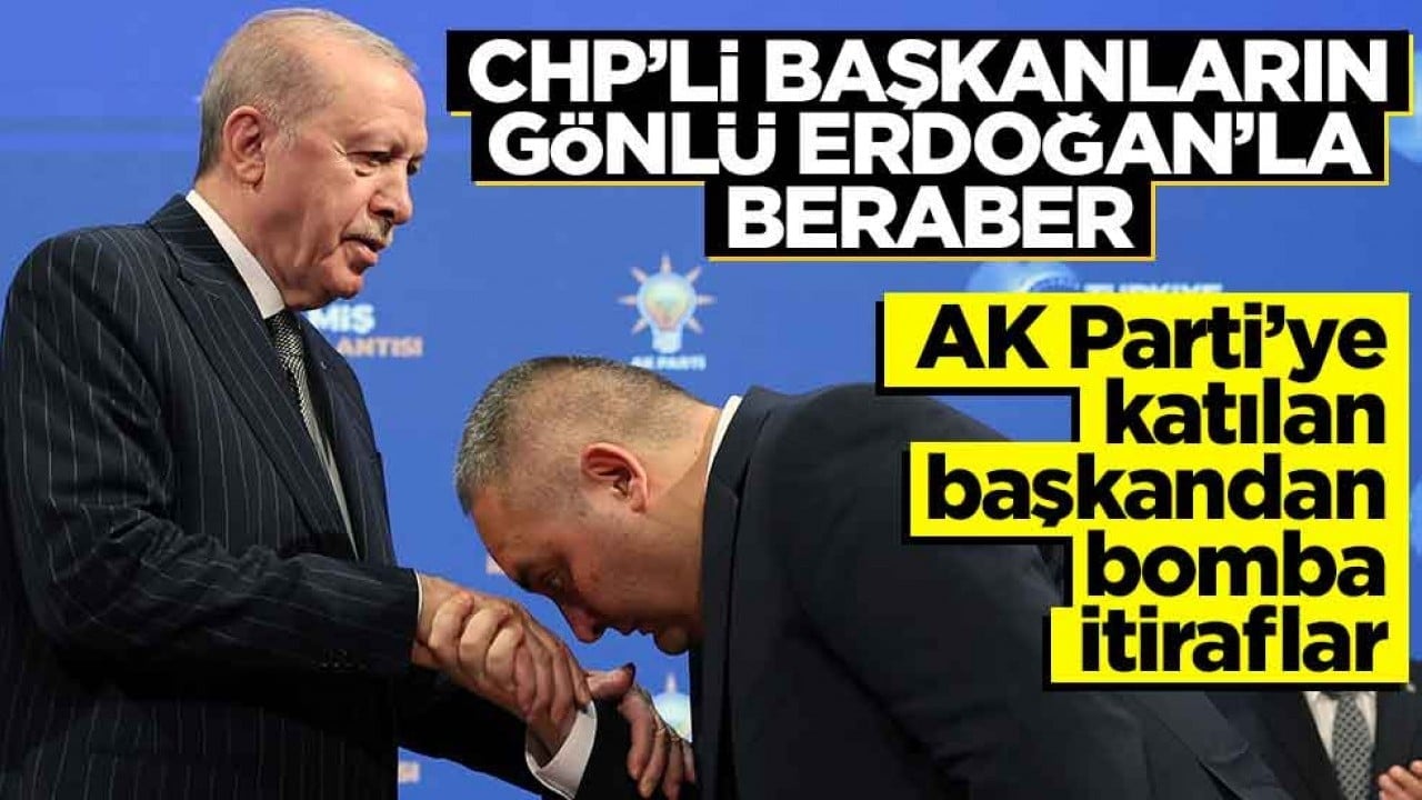 CHP’den AK Parti’ye geçmişti… Başkan Özarslan neler anlattı neler!