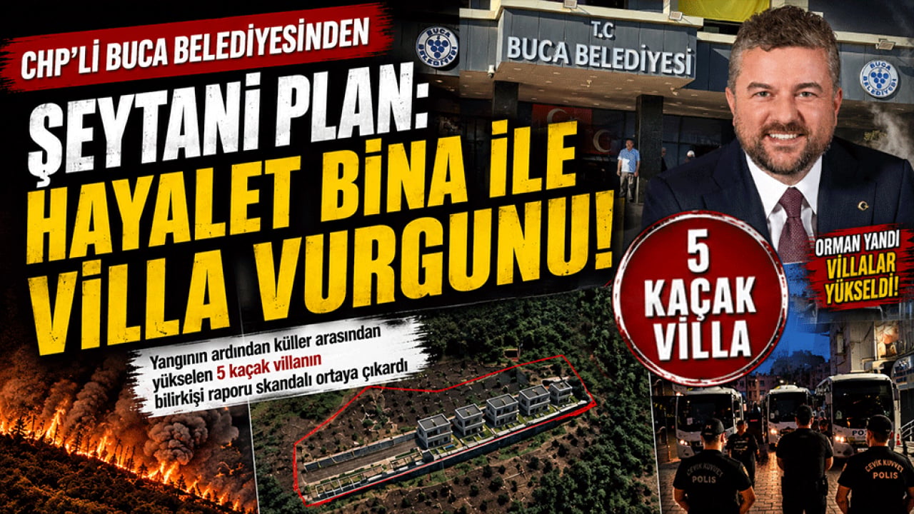 CHP’li Buca Belediyesinden şeytani plan: Hayalet bina ile villa vurgunu!