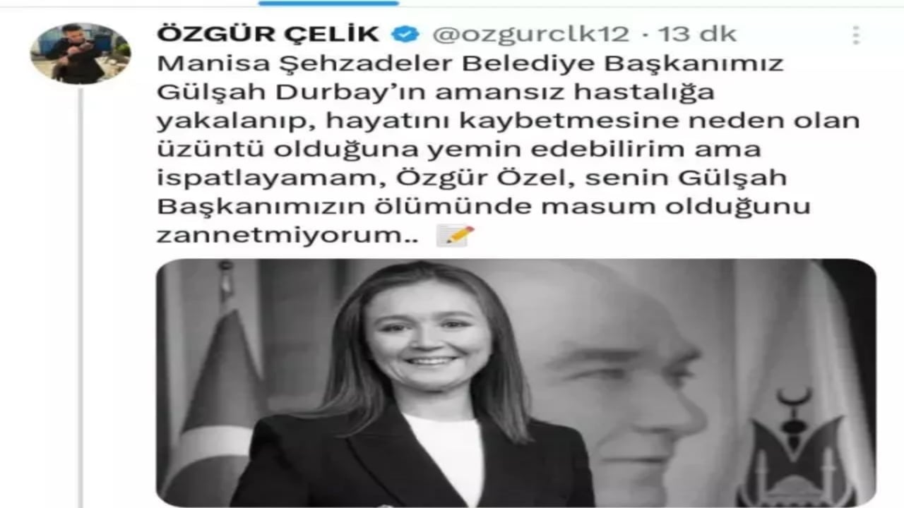Foto - CHP’li isimden olay paylaşım! Özgür Özel’in, kanserden ölen CHP’li başkanın vefatıyla ilgisi ne?