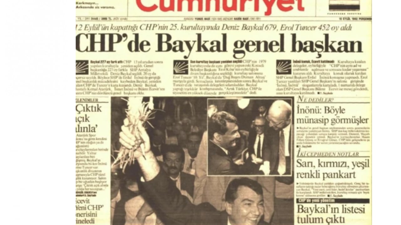 Foto - CHP'nin geçmişi de bölünmeydi geleceği de: Yıllar sonraki bozgun Özgür Özel'le tekrarladı!