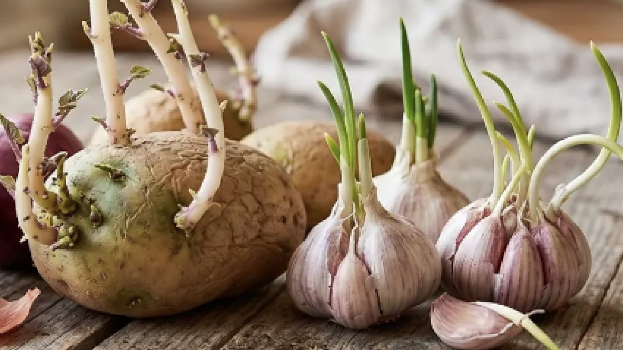 Foto - Ciddi bir sağlık tehdidi mi? Yeşeren ve filizlenen patates, soğan ve sarımsak yenir mi? 