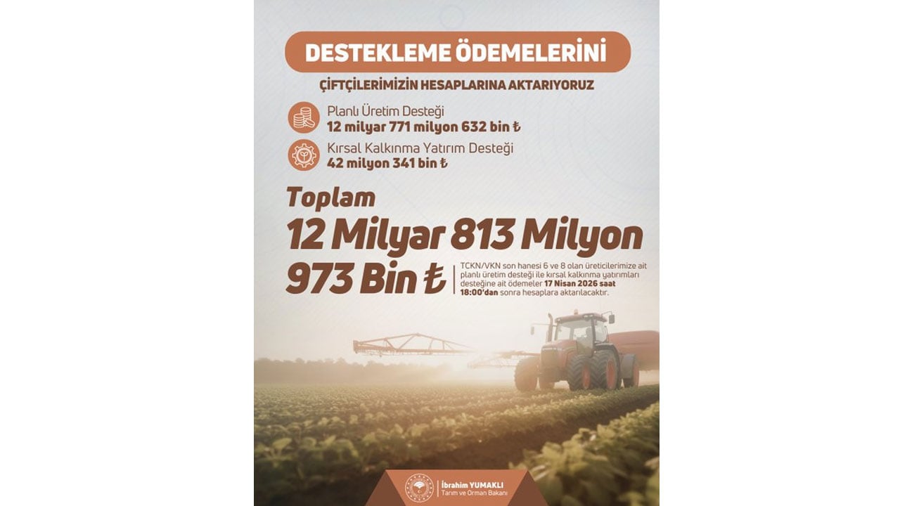 Foto - Çiftçilere müjde! Tarımsal destek ödemeleri yatırılıyor