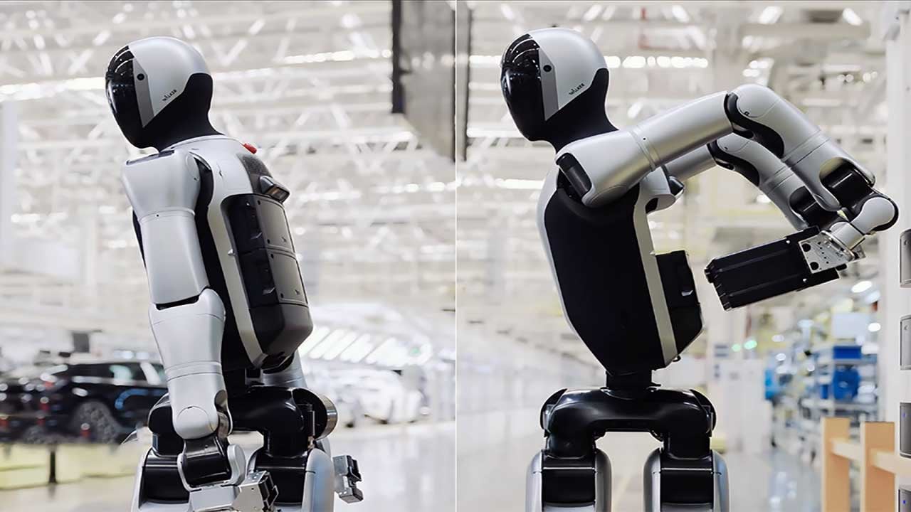 Foto - Çinli insansı robotlar uçak fabrikalarına giriyor