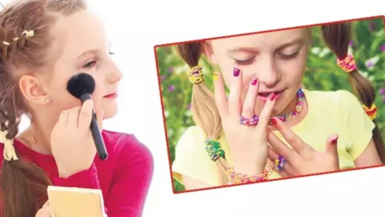  Çocuklarda makyaj tehlikesi: 7 yaşa indi