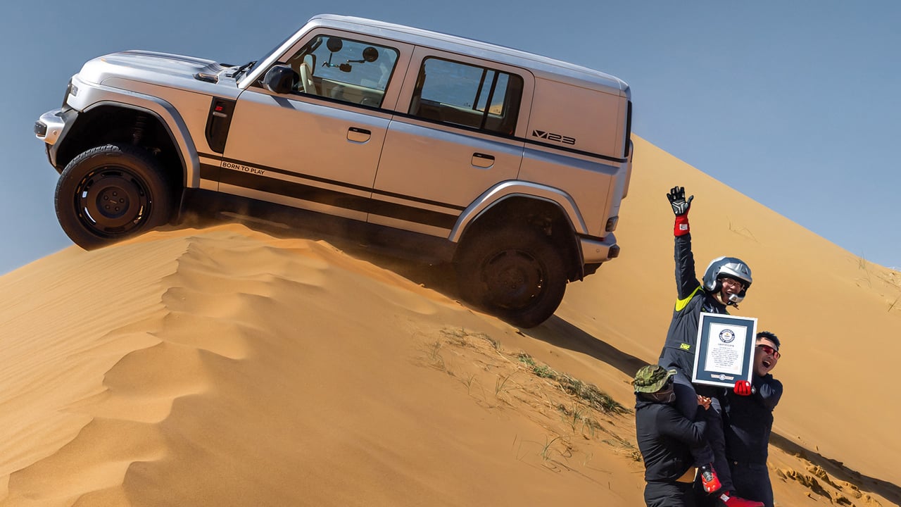 Foto - "Çölün Everesti" fethedildi! iCAUR V23’ten Guinness Dünya Rekoru