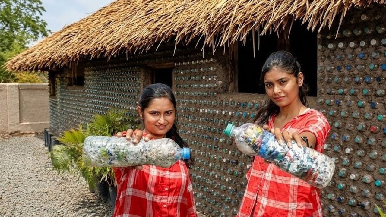 Foto - Çöpten topladıkları plastik şişeler, muhteşem bir eve dönüştü