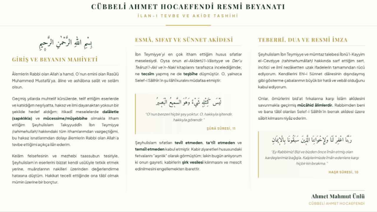Foto - Cübbeli Ahmet Hoca çılgına döndü: 'Allah’a tevbe ettiğimi açıkça ilân ederim' sözlerine gereken yapılmalı
